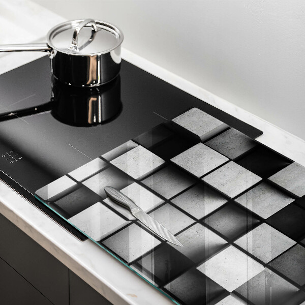 Worktop saver 3D square abstraction