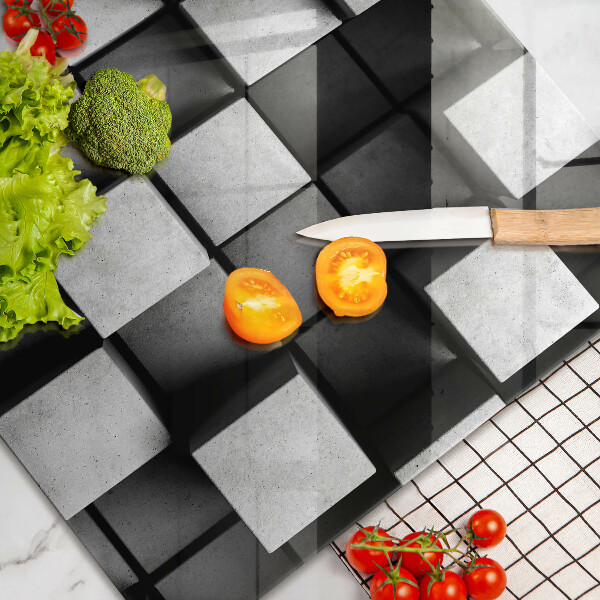 Worktop saver 3D square abstraction