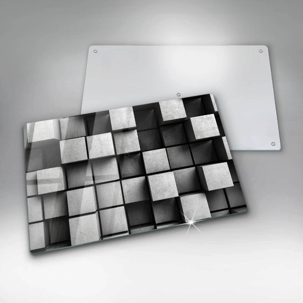 Worktop saver 3D square abstraction