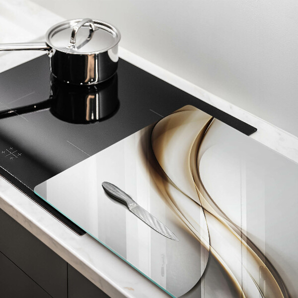 Induction hob protector Mild abstraction lines