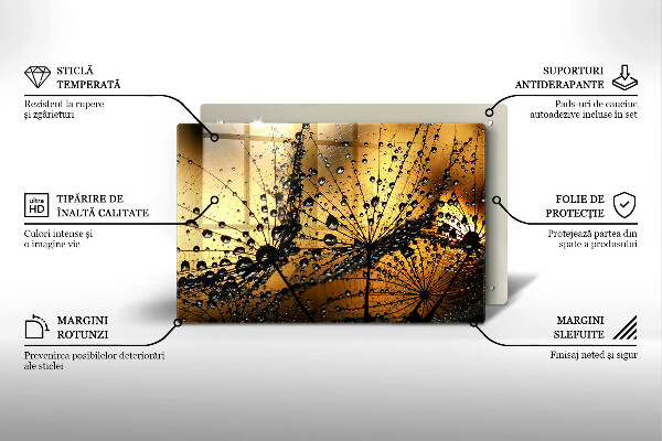Worktop saver Rosa and dandelions