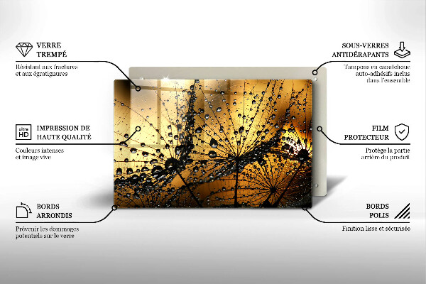 Worktop saver Rosa and dandelions