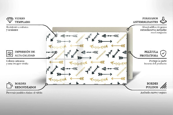 Worktop protector Boho arrow pattern