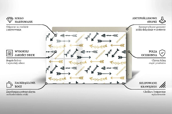 Worktop protector Boho arrow pattern