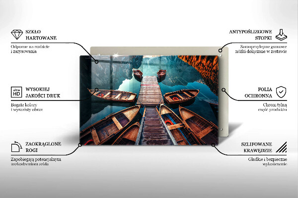 Worktop protector Boats on the lake