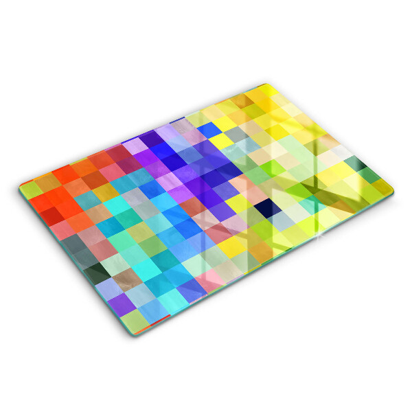 Worktop protector Colorful squares pixels