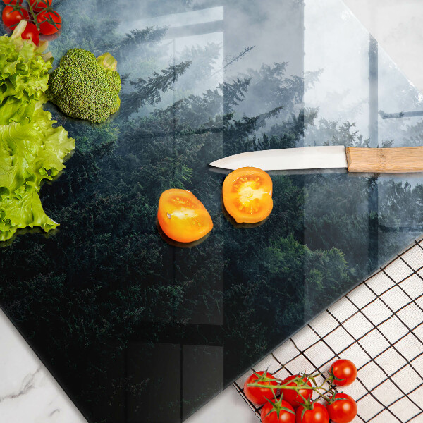 Worktop saver Forest of trees and fog