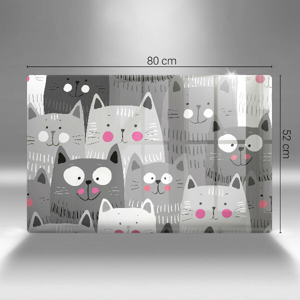 Worktop saver Illustration of cats