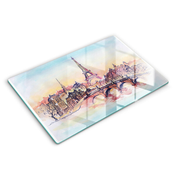 Worktop saver Paris landscape Eiffel Tower