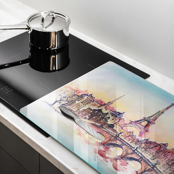 Worktop saver Paris landscape Eiffel Tower