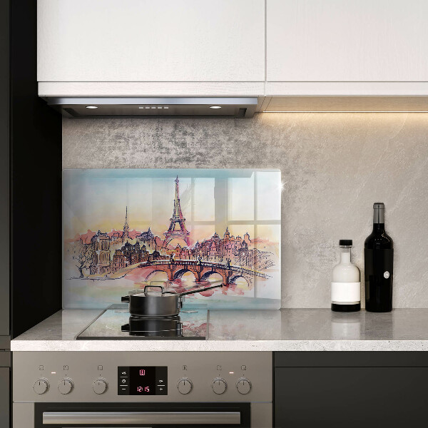 Worktop saver Paris landscape Eiffel Tower