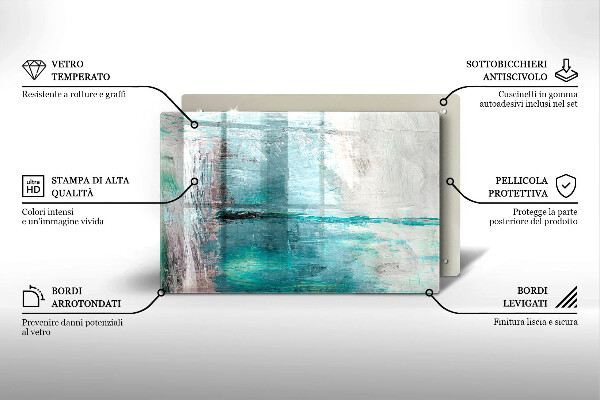 Worktop saver Background paint abstraction