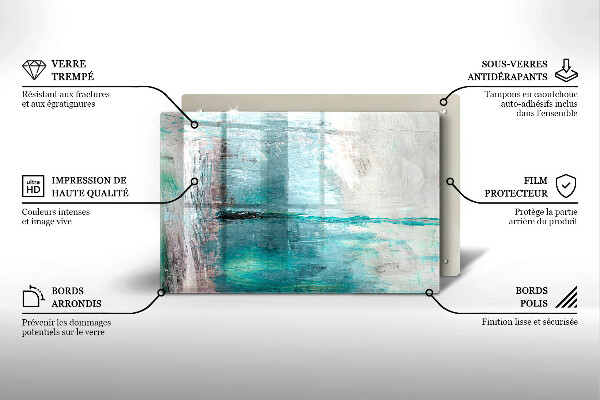 Worktop saver Background paint abstraction