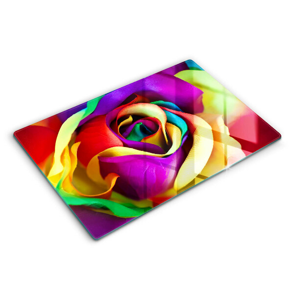 Worktop protector Colorful rose petals