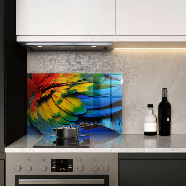 Worktop saver Colorful parrots