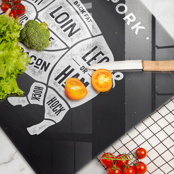 Worktop saver Pork pig meat