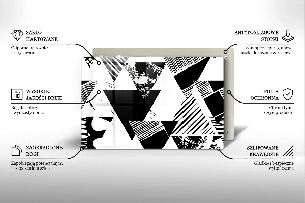Worktop saver Geometric triangles