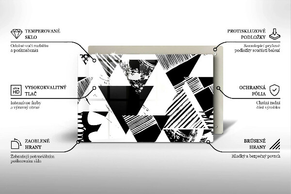 Worktop saver Geometric triangles