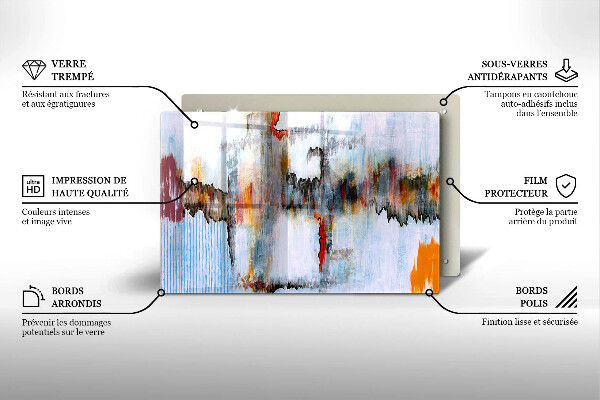 Worktop saver Paints abstraction