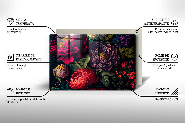 Worktop saver Beautiful flowers