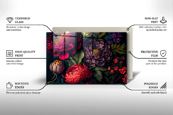 Worktop saver Beautiful flowers