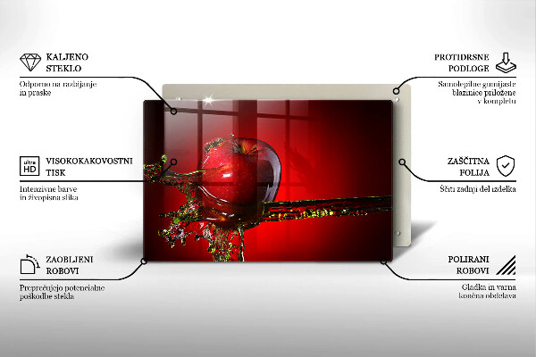 Worktop saver Apple fruit in water