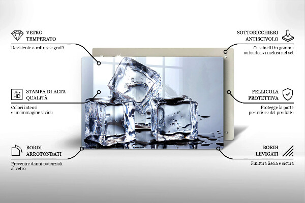 Worktop saver Ice cubes