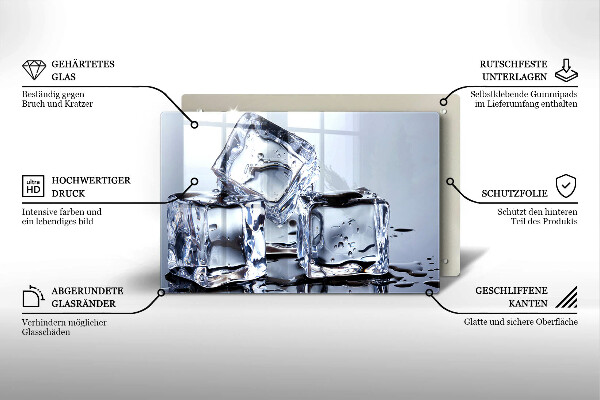 Worktop saver Ice cubes