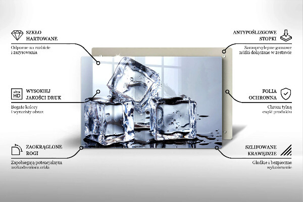 Worktop saver Ice cubes