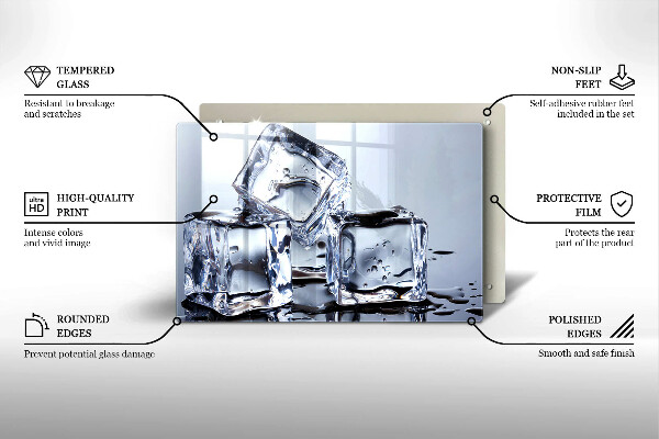 Worktop saver Ice cubes