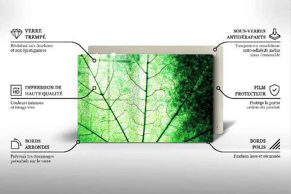 Worktop saver Decorative leaf