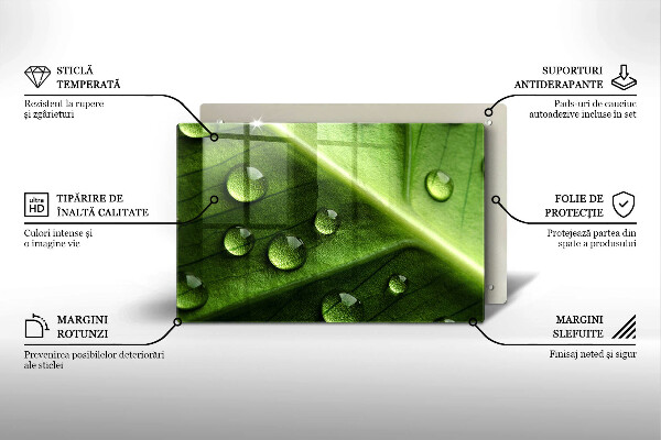 Worktop saver Nature Rosa and Leaf