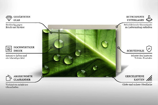 Worktop saver Nature Rosa and Leaf