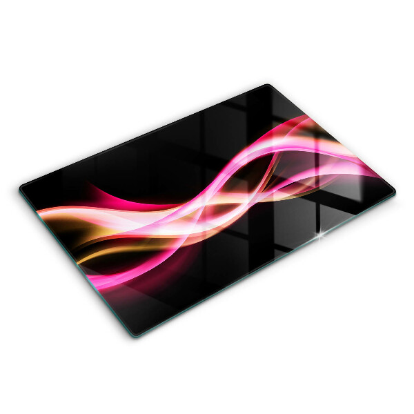 Induction hob protector Neon Smoke abstraction