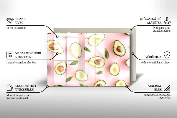 Worktop saver Avocado pattern