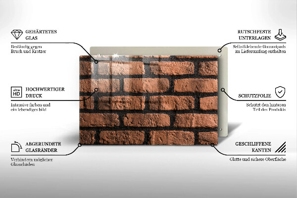 Worktop saver Brick wall