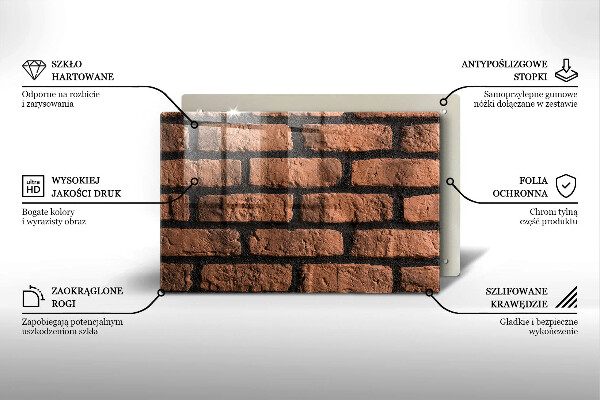 Worktop saver Brick wall