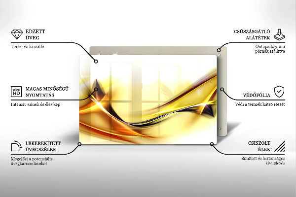 Worktop saver Abstraction light lines