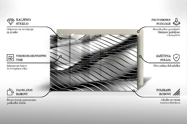 Induction hob protector 3D metal structure