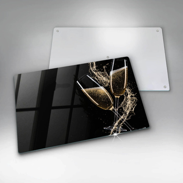 Worktop saver Champagne glasses