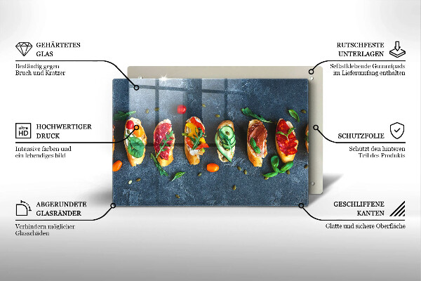 Worktop saver Colorful Sandwiches