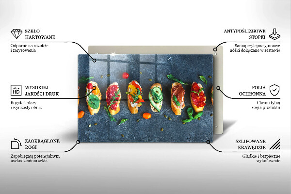 Worktop saver Colorful Sandwiches