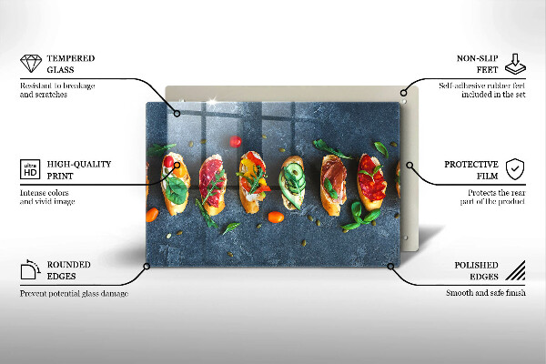 Worktop saver Colorful Sandwiches
