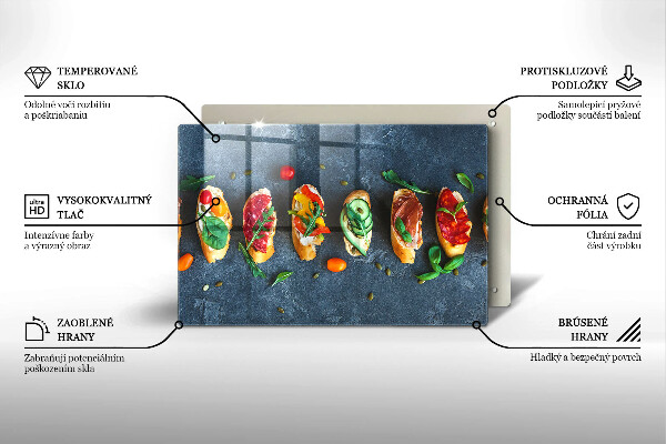 Worktop saver Colorful Sandwiches