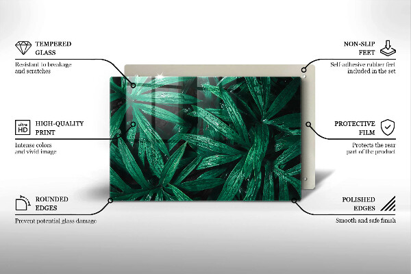 Worktop saver Plants leaves