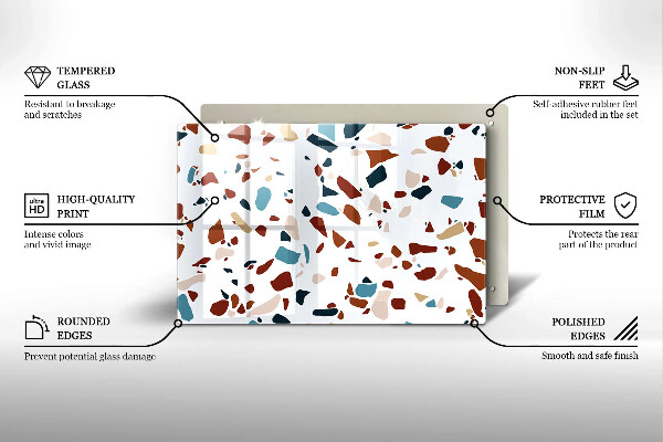 Work surface savers Decorative stone