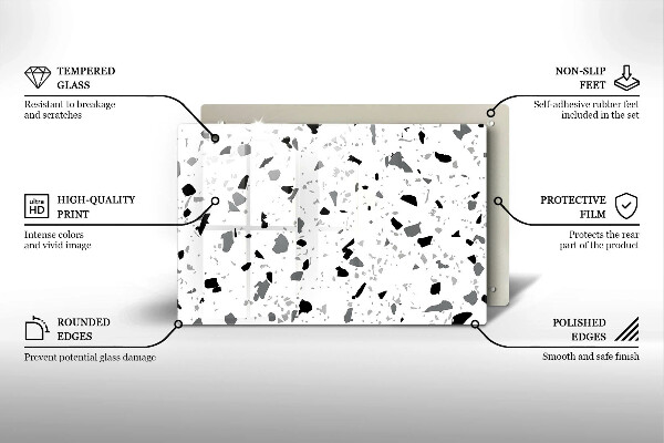 Work surface savers Decorative stone gres