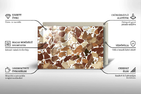 Work surface savers Decorative stone stains