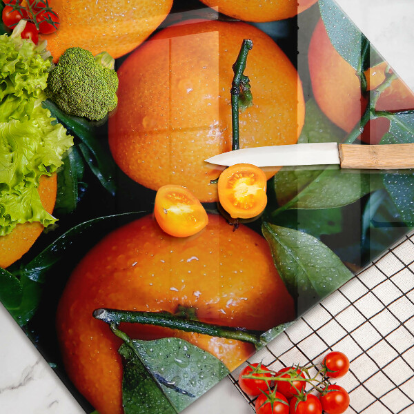 Work surface savers Fruit oranges