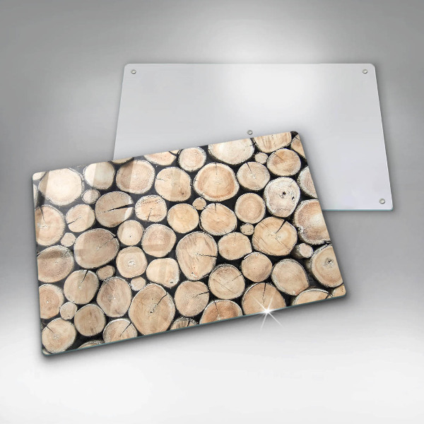 Induction hob protector Wood trunks of the tree